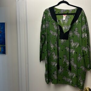 Kate Spade beach or pool cover up.  Size Large